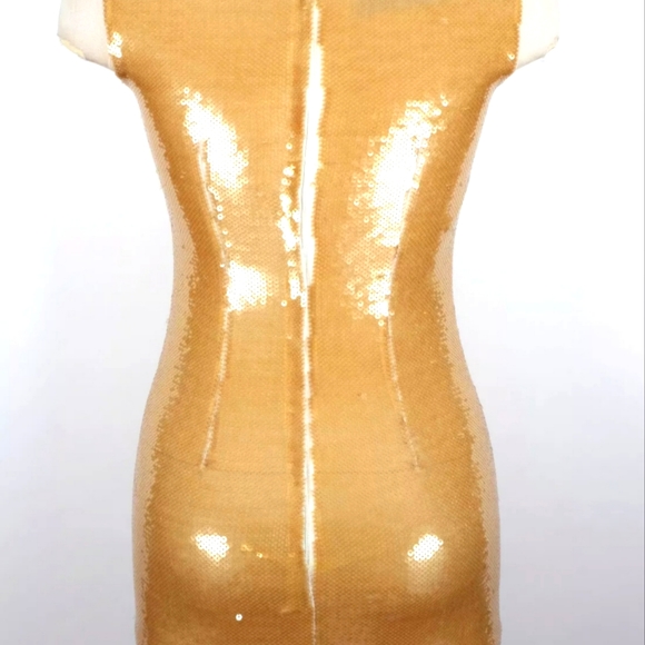 PRADA Cornflower Sequin Red Carpet Cocktail Dress - Picture 6 of 12